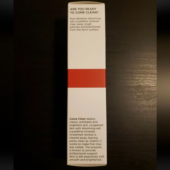 Hey Honey Come Clean Propolis & Sea Salt Mineral Facial Scrub Full Size 2.2 Fl - Picture 5 of 5